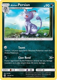 Alolan Persian - SM Base Set - 79/149