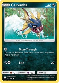 Carvanha - SM Base Set - 81/149