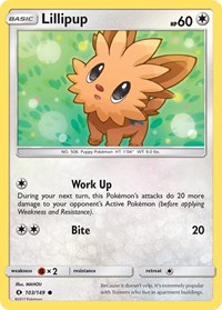 Lillipup - SM Base Set - 103/149