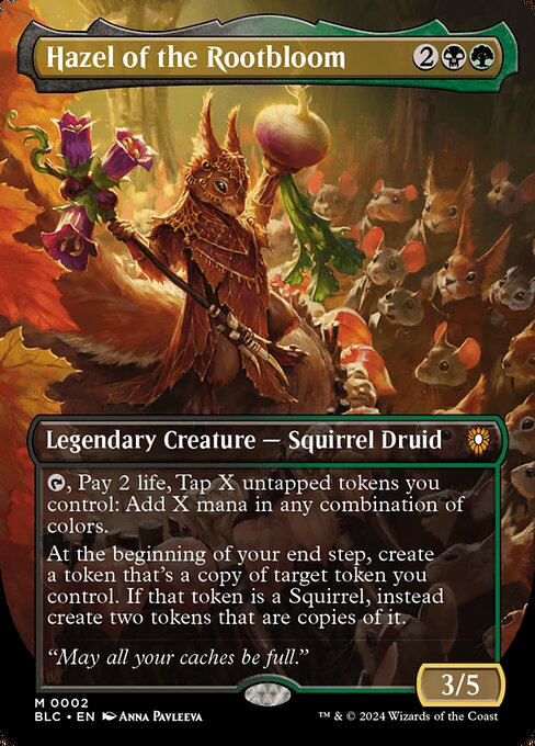 Hazel of the Rootbloom - Bloomburrow Commander - 2