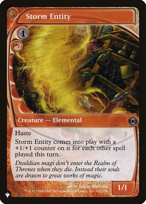 Storm Entity - The List - FUT-122