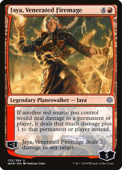 Jaya, Venerated Firemage - War of the Spark - 135