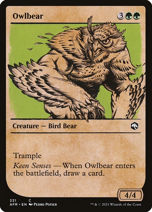 Owlbear - Adventures in the Forgotten Realms - 331