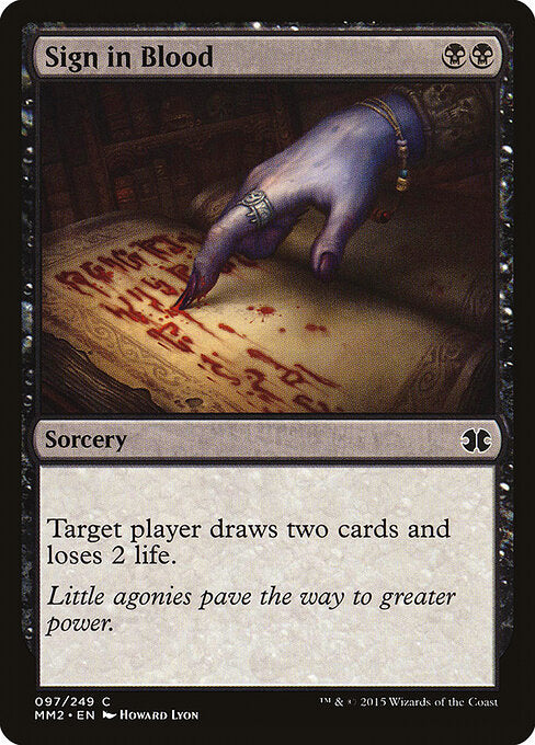 Sign in Blood - Modern Masters 2015 - 97