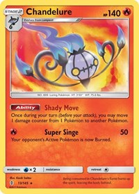 Chandelure - SM - Guardians Rising - 13/145
