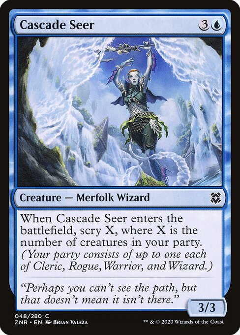 Cascade Seer - Zendikar Rising - 48