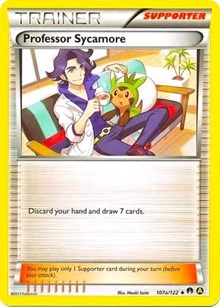 Professor Sycamore - 107a/122 (Non-Holo) - Alternate Art Promos - 107a/122