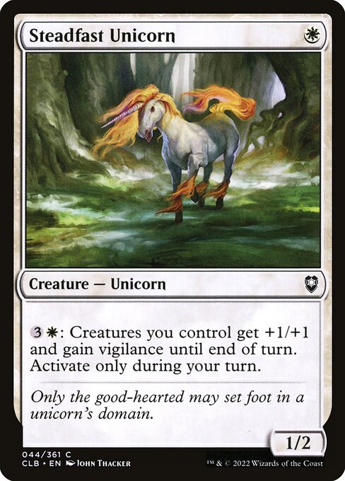 Steadfast Unicorn - Commander Legends: Battle for Baldur's Gate - 44