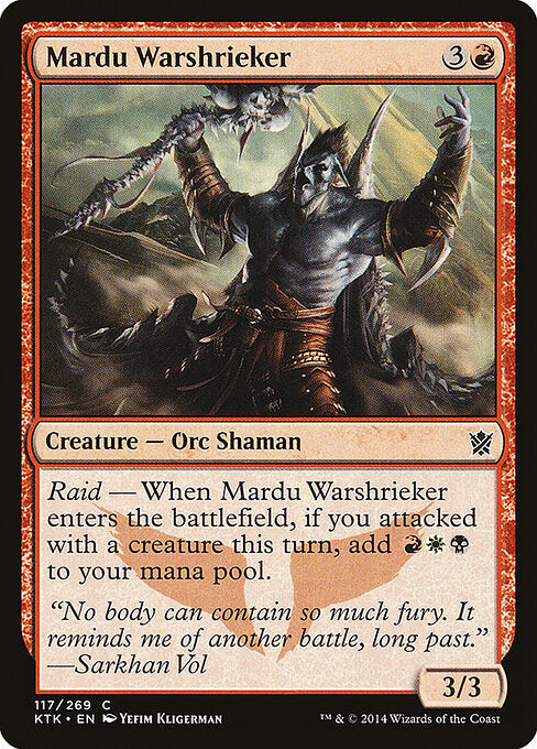 Mardu Warshrieker - Khans of Tarkir - 117