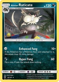 Alolan Raticate - SM - Burning Shadows - 82/147