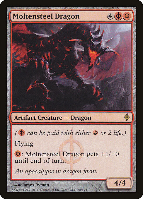 Moltensteel Dragon - New Phyrexia - 88