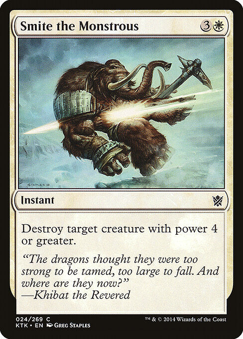 Smite the Monstrous - Khans of Tarkir - 24