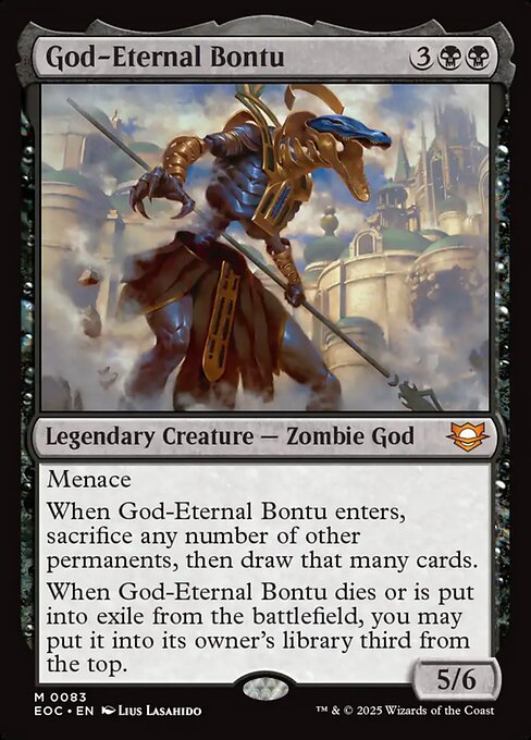 God-Eternal Bontu - Edge of Eternities Commander - 83