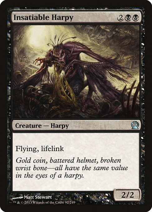 Insatiable Harpy - Theros - 92