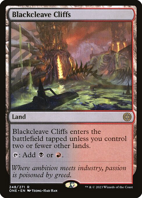 Blackcleave Cliffs - Phyrexia: All Will Be One - 248