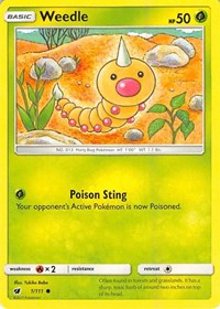Weedle - SM - Crimson Invasion - 1/111