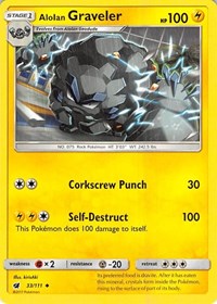 Alolan Graveler - SM - Crimson Invasion - 33/111
