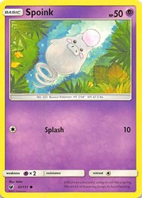 Spoink - SM - Crimson Invasion - 41/111