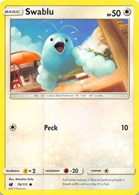 Swablu - SM - Crimson Invasion - 79/111