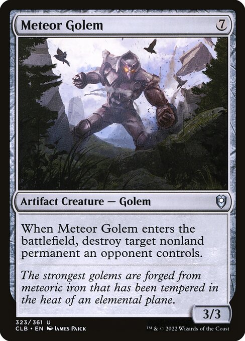 Meteor Golem - Commander Legends: Battle for Baldur's Gate - 323