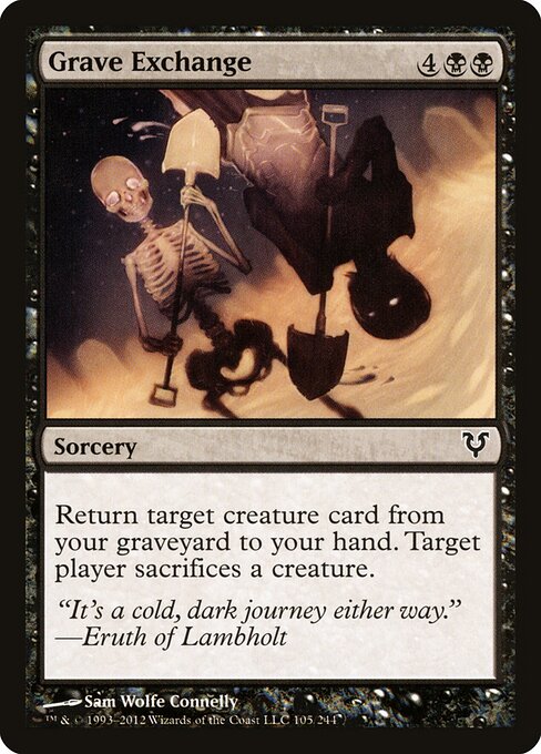 Grave Exchange - Avacyn Restored - 105