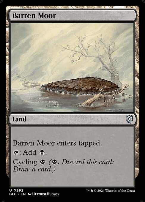 Barren Moor - Bloomburrow Commander - 292