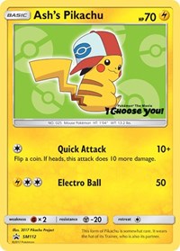 Ash's Pikachu - SM112 - SM Promos - SM112