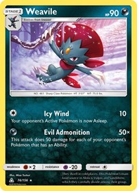 Weavile - SM - Ultra Prism - 74/156