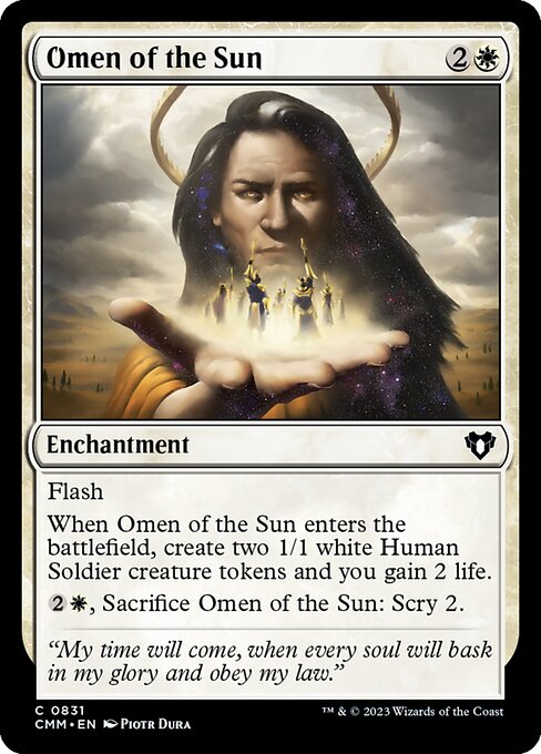 Omen of the Sun - Commander Masters - 831