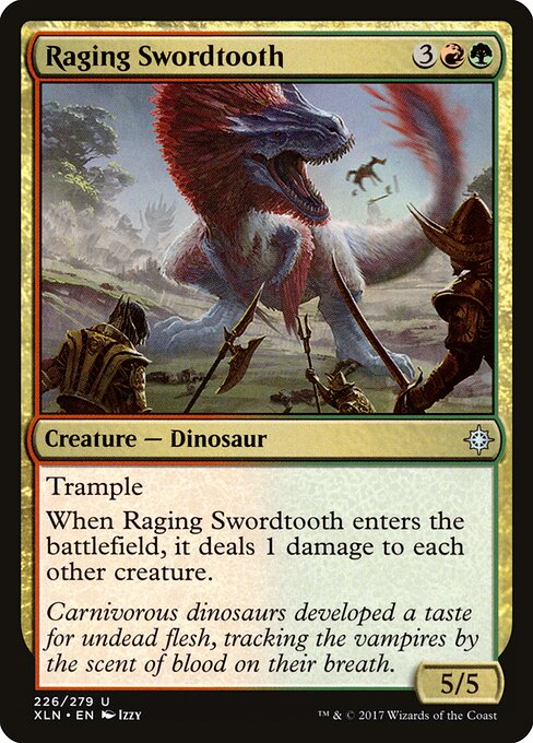 Raging Swordtooth - Ixalan - 226