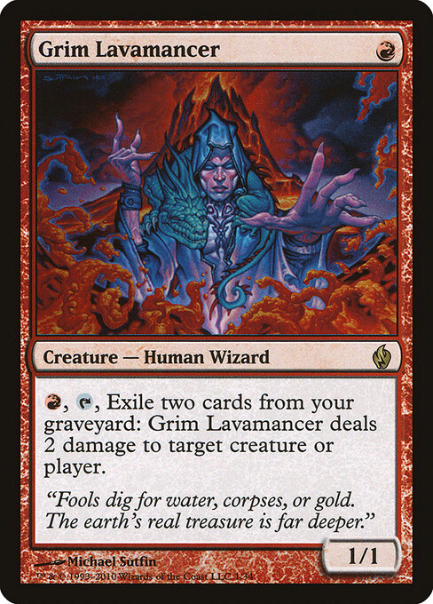 Grim Lavamancer - Premium Deck Series: Fire and Lightning - 1