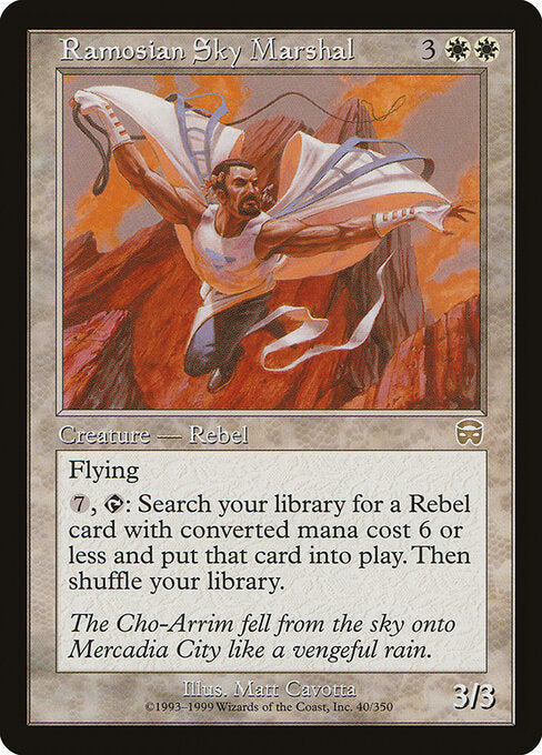 Ramosian Sky Marshal - Mercadian Masques - 40