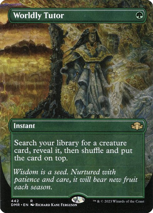 Worldly Tutor - Dominaria Remastered - 442