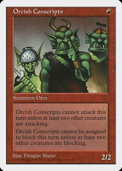 Orcish Conscripts - Fifth Edition - 255