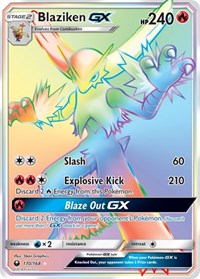 Blaziken GX (Secret) - SM - Celestial Storm - 170/168