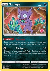 Sableye - SM - Celestial Storm - 88/168