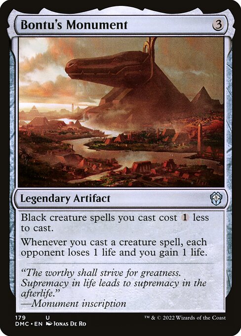 Bontu's Monument - Dominaria United Commander - 179