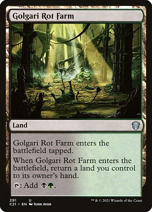 Golgari Rot Farm - Commander 2021 - 291