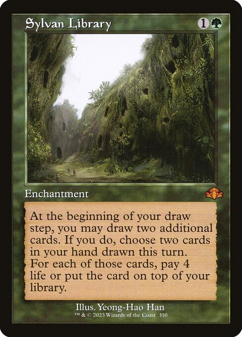Sylvan Library - Dominaria Remastered - 350