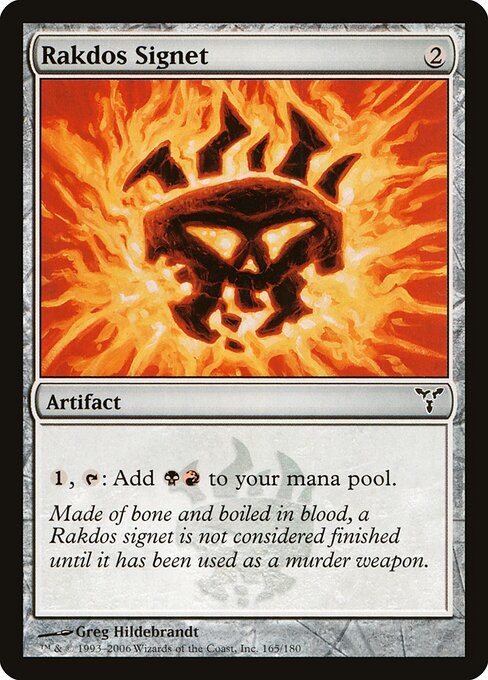 Rakdos Signet - Dissension - 165