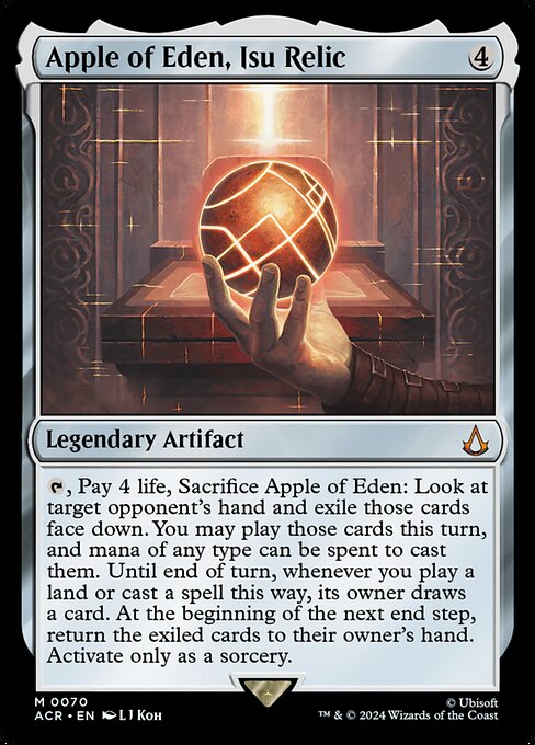 Apple of Eden, Isu Relic - Assassin's Creed - 70