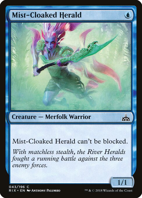 Mist-Cloaked Herald - Rivals of Ixalan - 43