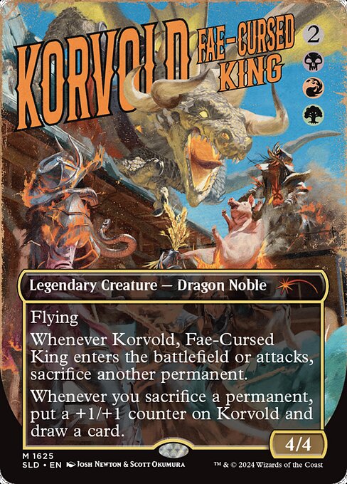 Korvold, Fae-Cursed King - Secret Lair Drop - 1625