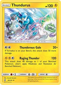 Thundurus - SM - Unified Minds - 68/236