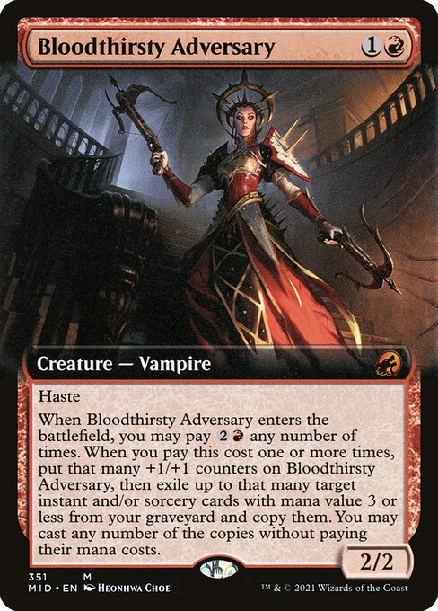 Bloodthirsty Adversary - Innistrad: Midnight Hunt - 351