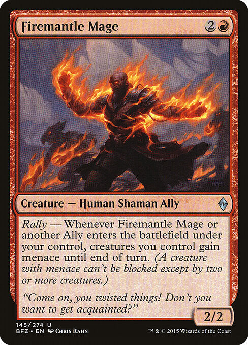 Firemantle Mage - Battle for Zendikar - 145