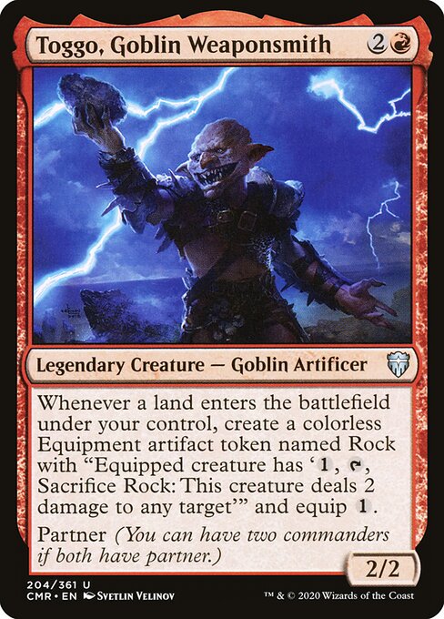 Toggo, Goblin Weaponsmith - Commander Legends - 204