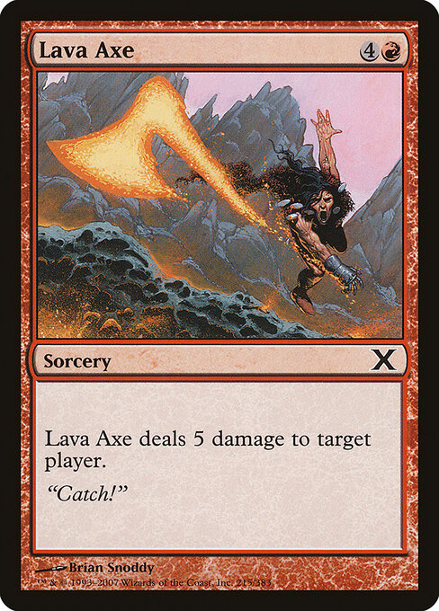 Lava Axe - Tenth Edition - 215
