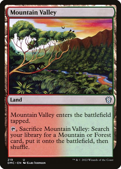 Mountain Valley - Dominaria United Commander - 219