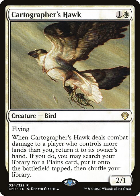 Cartographer's Hawk - Commander 2020 - 24